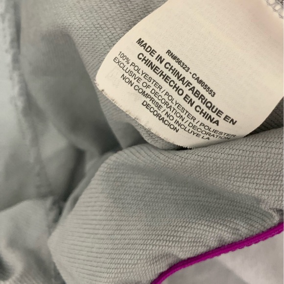 SOLD Nike light silver/ grey and purple shorts size small - Picture 8 of 9